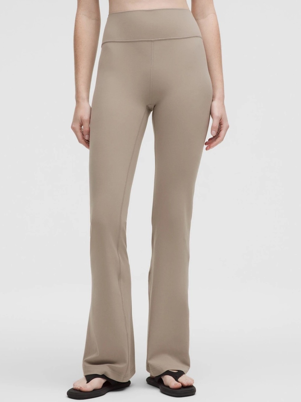 NWT New with Tags Lululemon Groove Nulu High Rise Flared Pant Warm Ash Grey